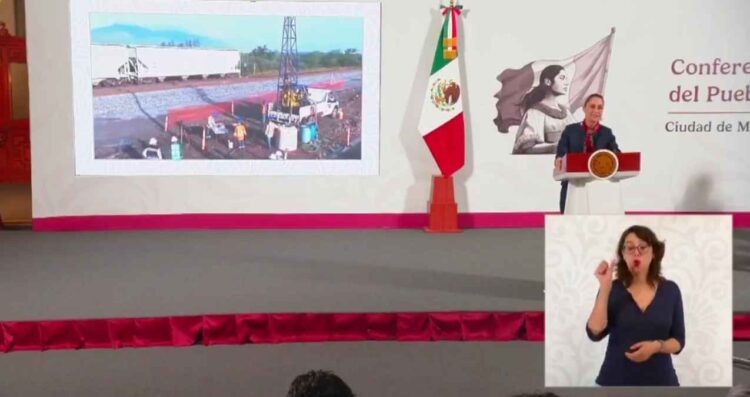 Claudia Sheinbaum da banderazo a la construcción del tren de pasajeros Saltillo-Nuevo Laredo