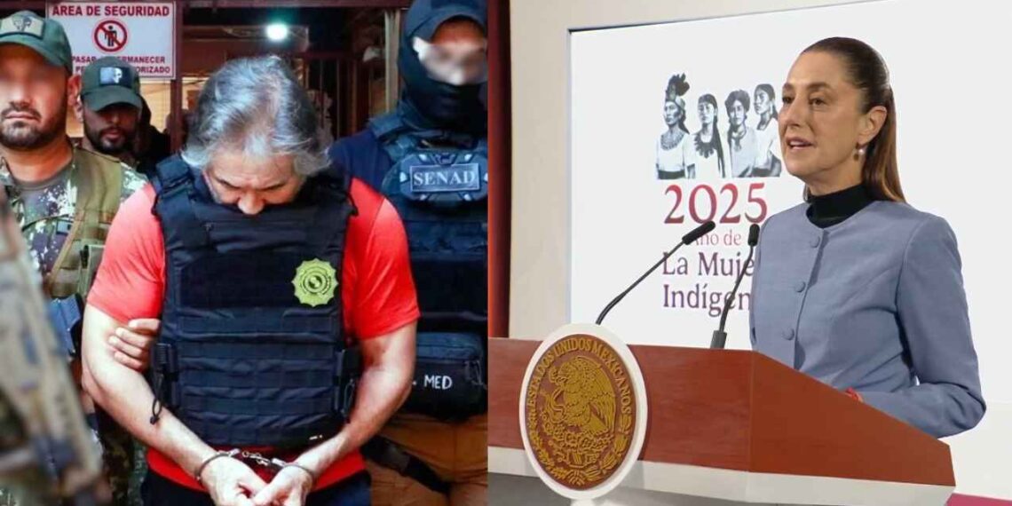 Claudia Sheinbaum destaca la importancia de la detención de Bermúdez