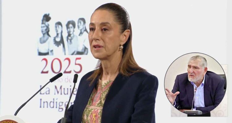 Claudia Sheinbaum niega que haya un “fuego amigo” en contra de Adán Augusto López