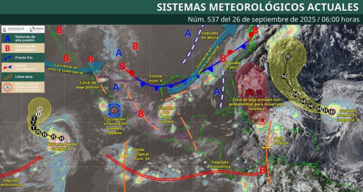 Clima en México: ¿Dónde afectará el monzón mexicano HOY?
