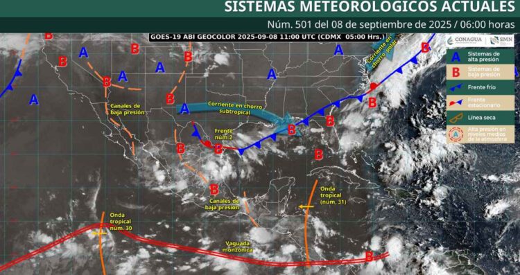 Clima en México: ¿Dónde habrá lluvias intensas HOY?