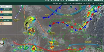 Clima en México: ¿En qué regiones se esperan precipitaciones debido al sistema frontal No. 1?