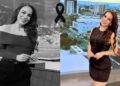 Colegas y familiares dan el último adiós a la conductora de televisión, Débora Estrella en San Pedro, NL