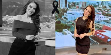 Colegas y familiares dan el último adiós a la conductora de televisión, Débora Estrella en San Pedro, NL