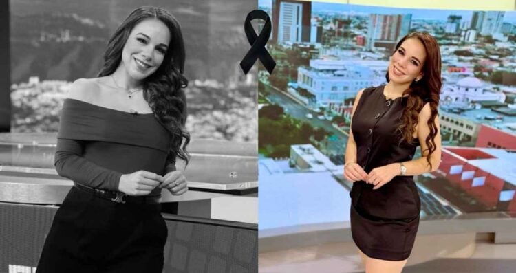 Colegas y familiares dan el último adiós a la conductora de televisión, Débora Estrella en San Pedro, NL
