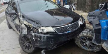 accidente múltiple vehículos dañados Nuevo Laredo