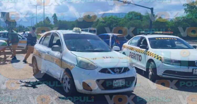 Conductores protagonizan accidente Victoria