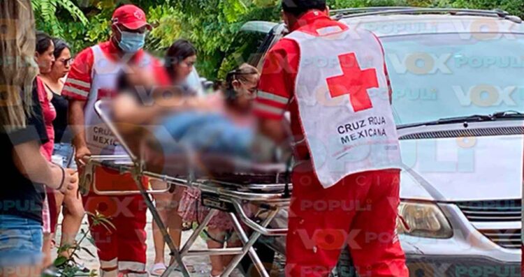Dama resulta lesionada al caer de vehículo en movimiento en ejido de El Mante, Tamaulipas