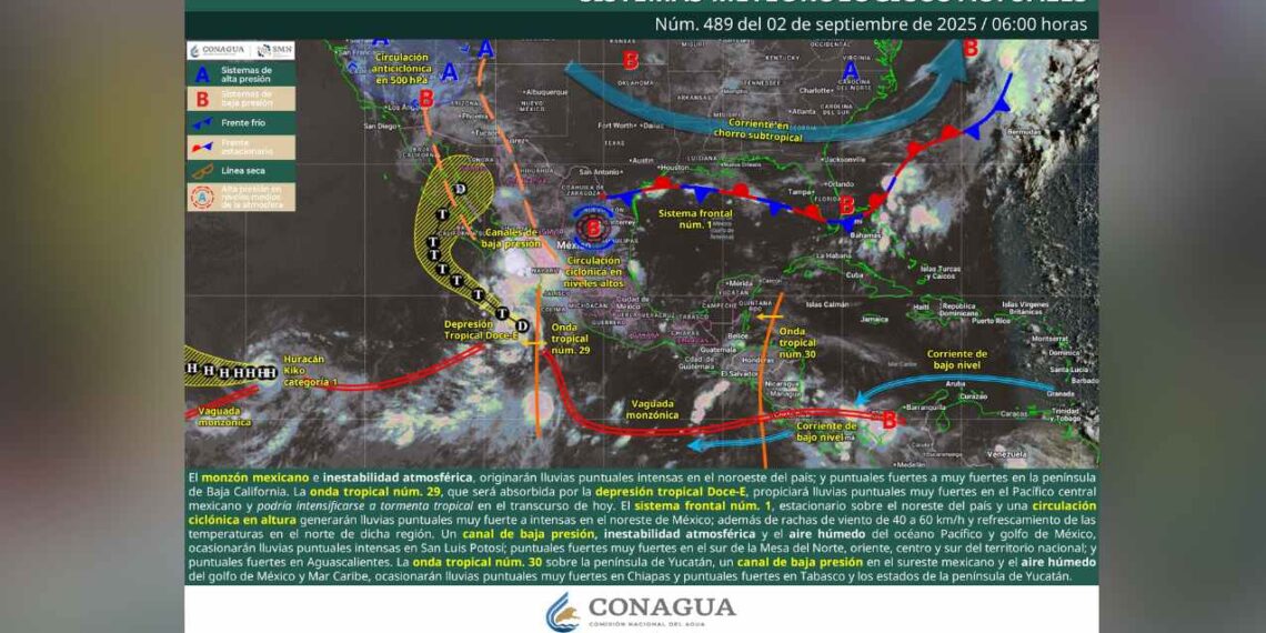 Depresión tropical en México (3)