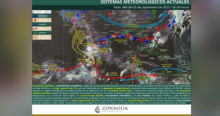 Depresión tropical en México (3)