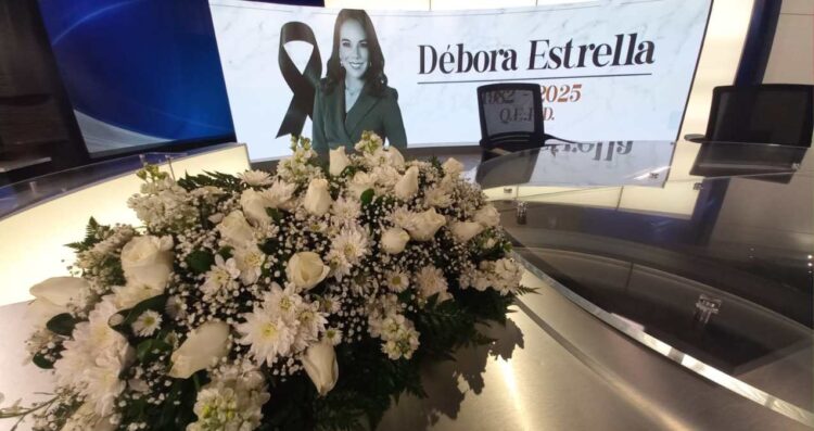 Despedida a Débora Estrella Telediario Matutino honra su memoria
