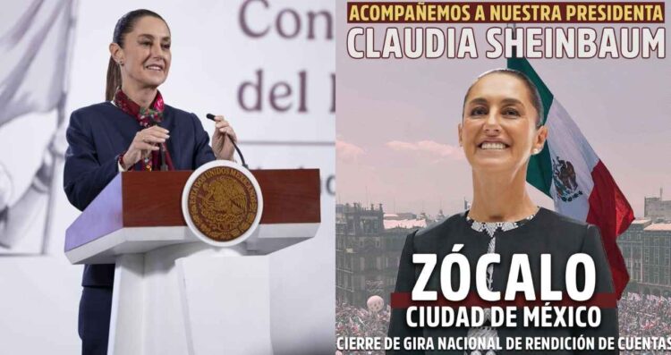 ¿Dónde y cuándo celebrará la presidenta Claudia Sheinbaum su primer año de gobierno?