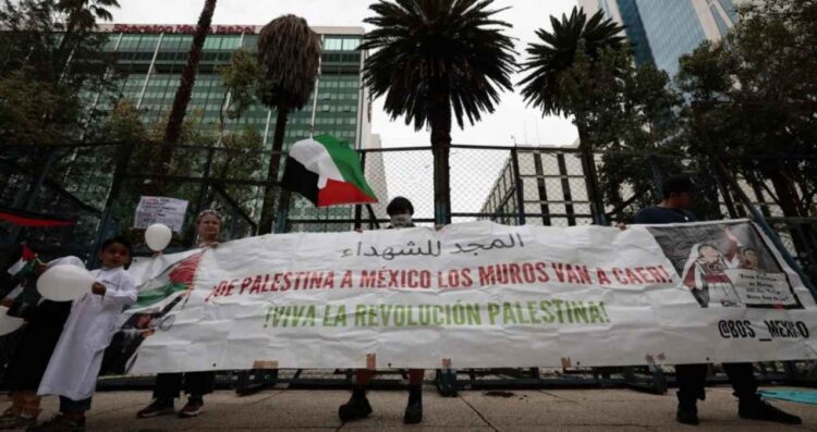 Embajada Palestina agradece a Claudia Sheinbaum por su postura