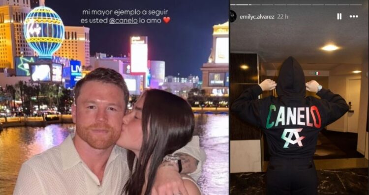 Emily Cinnamon apoya a su papá, Canelo Álvarez, tras su derrota ante Terence Crawford