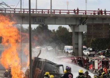 Fallece Fernando Soto, chofer de la pipa que explotó en el Puente la Concordia en Iztapalapa, CDMX