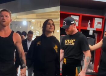 Fernanda Gómez comparte video consolando al Canelo Álvarez