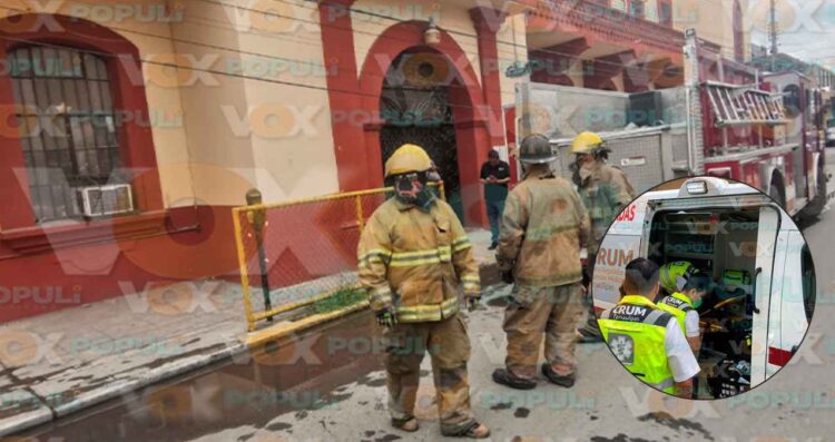 Flamazo dentro de escuela primaria deja 2 lesionados y seis estudiantes con crisis nerviosa en Cd. Victoria, Tamaulipas