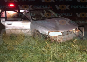 Fuerte choque en carretera deja un lesionado en Güémez, Tamaulipas