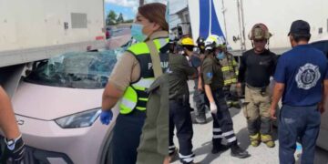 Fuerte choque lesionada en Matamoros