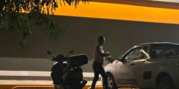 trabajador Ayuntamiento Tampico cerveza