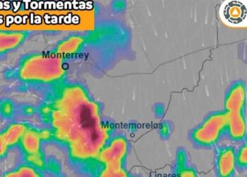 Habrá fuertes lluvias todo el día en Nuevo León