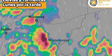 Habrá fuertes lluvias todo el día en Nuevo León