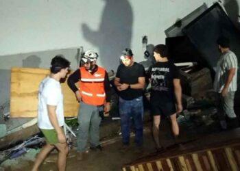 masculino bebé derrumbe Monterrey