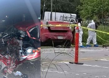 Identifican a las dos personas que fallecieron en fatal choque en la carretera Cadereyta-Allende