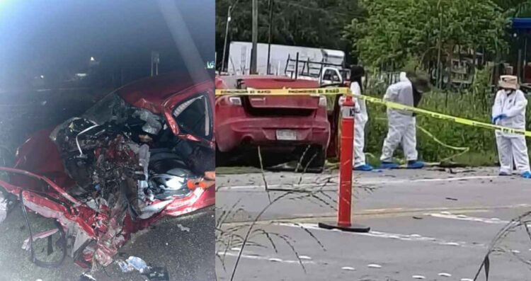 Identifican a las dos personas que fallecieron en fatal choque en la carretera Cadereyta-Allende