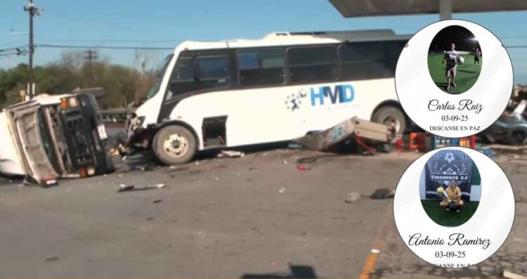 Identifican a los 2 fallecidos en el fuerte accidente de Ciénega de Flores, NL