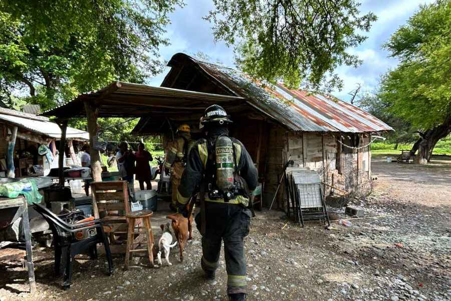 Incendio en cocina Linares (1)