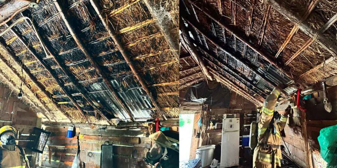 Incendio en cocina Linares