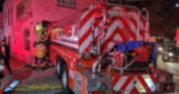 Incendio vehículos Nuevo Laredo