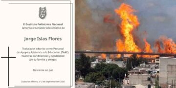 Instituto Politécnico Nacional confirma fallecimiento de Jorge Islas Flores, personal del CECyT7 tras explosión en Iztapalapa