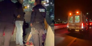 Joven intenta lazarse de puente en Matamoros, Tamaulipas