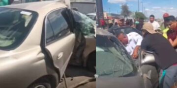 Joven queda gravemente herido tras chocar en Nuevo Laredo, Tamaulipas