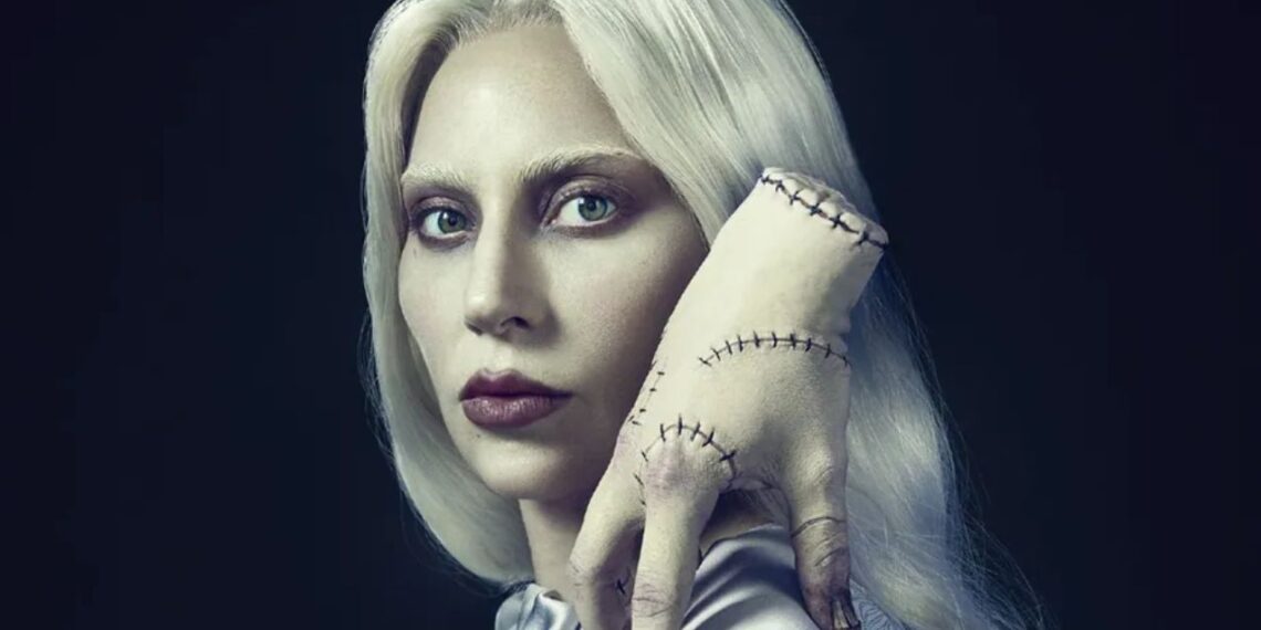 Lady Gaga sorprende en su papel para la nueva temporada de Merlina
