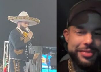 Leonardo Aguilar habla de su hermano Emiliano en pleno show y él le contesta