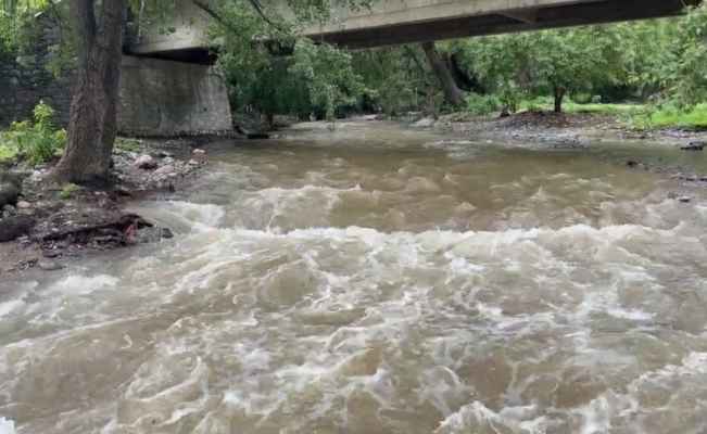 Lluvias en la Sierra Madre Oriental elevan el nivel del río San Marcos de Ciudad Victoria, Tamaulipas