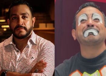 Luis Fernando Peña sorprende a vecinos con obra de “Payaso”