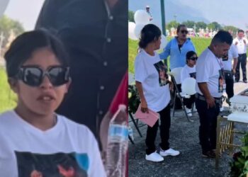 Lupita TikTok comparte emotivas fotos del funeral de su bebé Karely