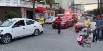 Madre e hijo quedan lesionados tras choque en la colonia Garza Nieto de Monterrey, NL