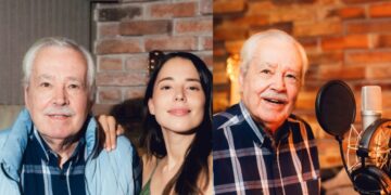 Majo Aguilar graba su primer dueto con su abuelo José, un sueño cumplido