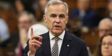 VIDEOS: Mark Carney, primer ministro de Canadá llega al AIFA previo a su reunión con Claudia Sheinbaum