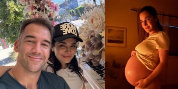 Martha Higareda presume su pancita en la recta final de su embarazo