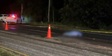 Masculino pierde la vida al ser arrollado en la Carretera Nacional en Monterrey, NL