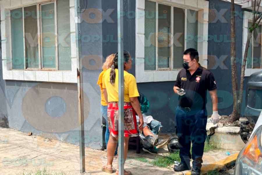 Motociclista choca en Mante (3)