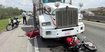 Motociclista muere arrollado García