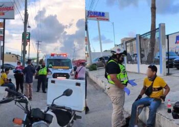lesiones menores motociclista Matamoros