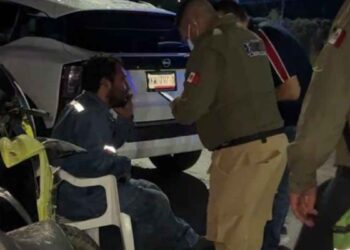 motociclista embestido automóvil Matamoros